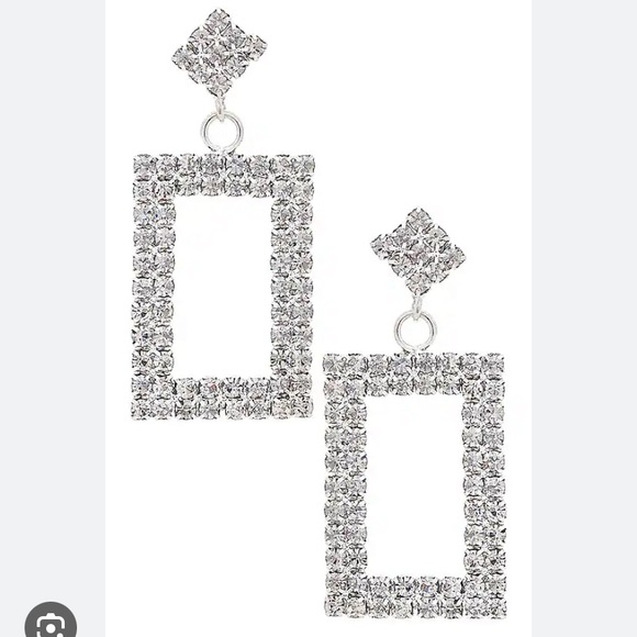 REVOLVE Jewelry - NWT Frasier Sterling Sweet and Sour cubic zirconia silver accent dangly earrings
